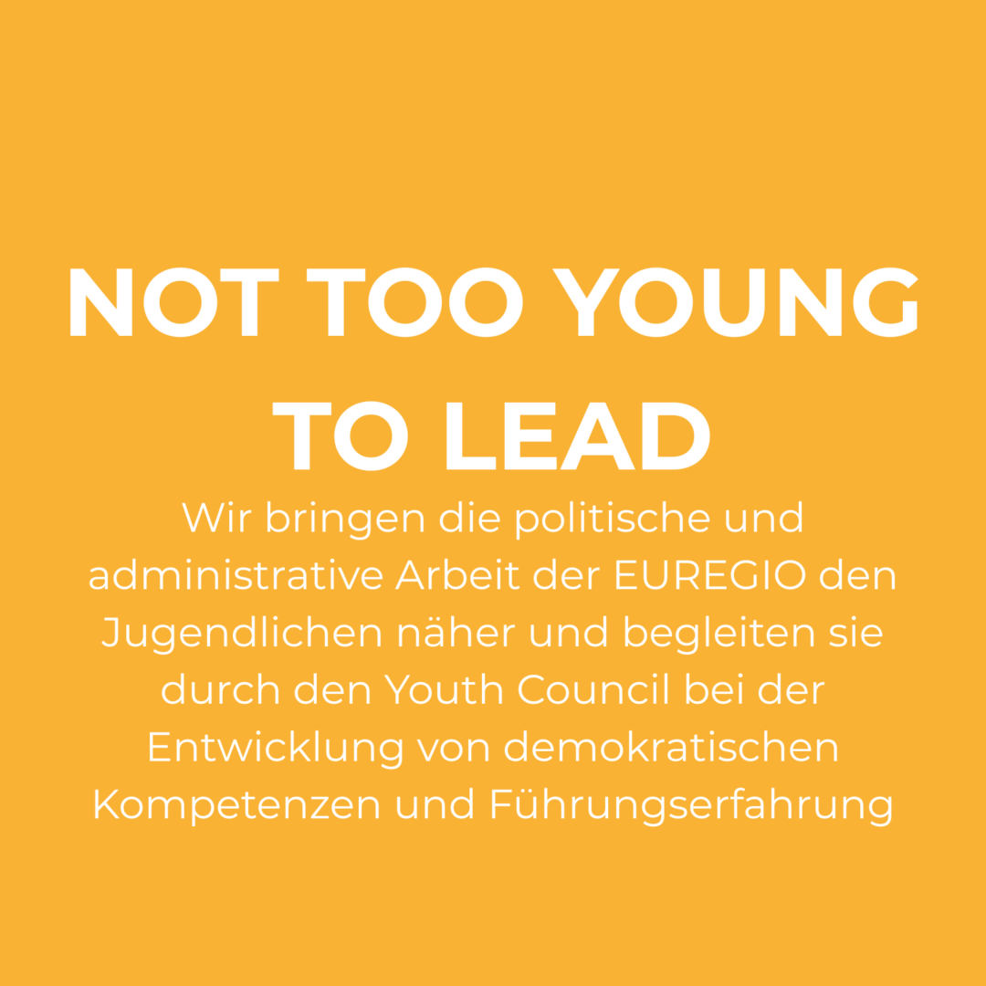 Not Too Young To Lead Geel D