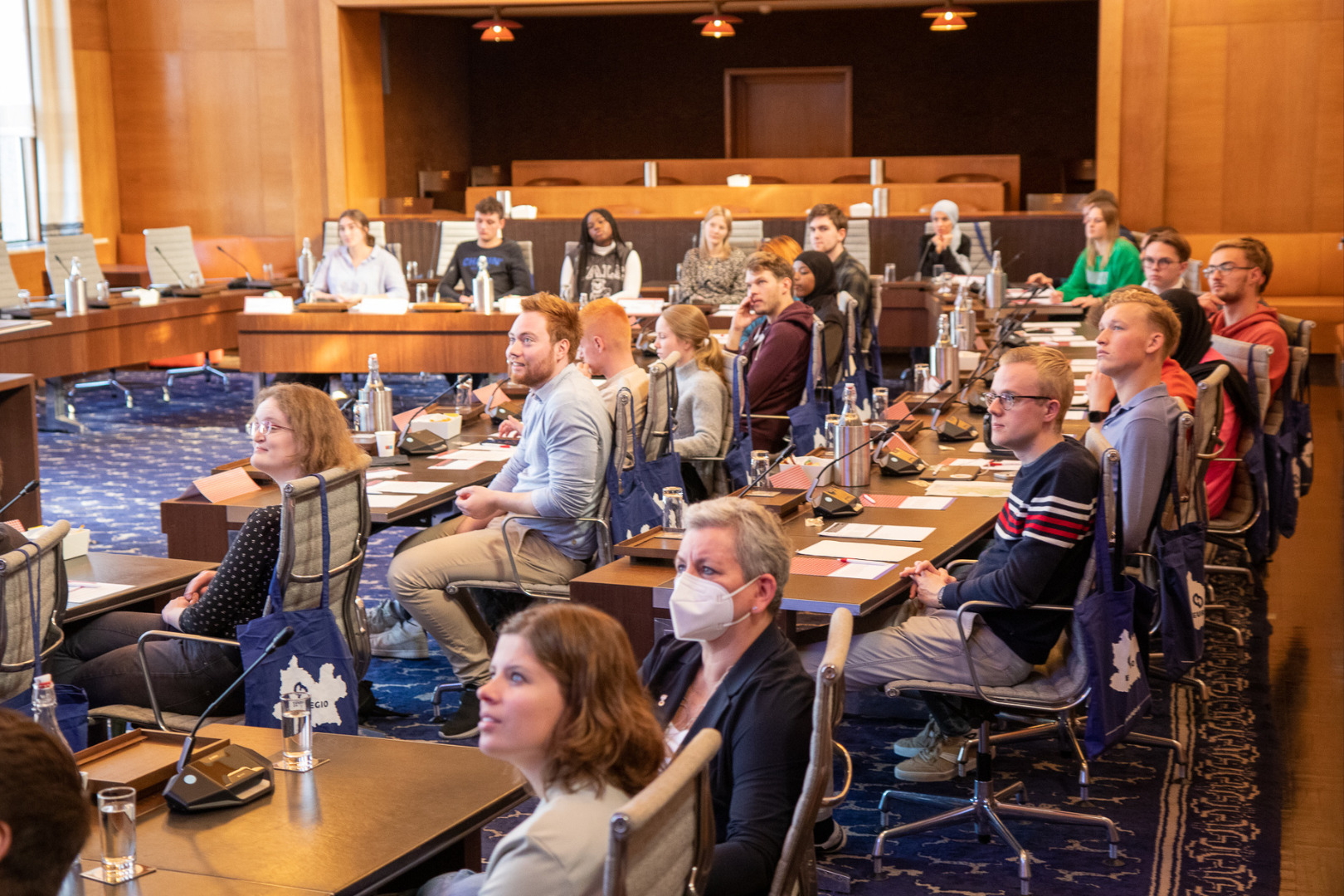 EUREGIO Youth Jongeren Uit Nederland En Duitsland In Debat Over Europa 7 © Jildou Stapersma Gemeente Enschede