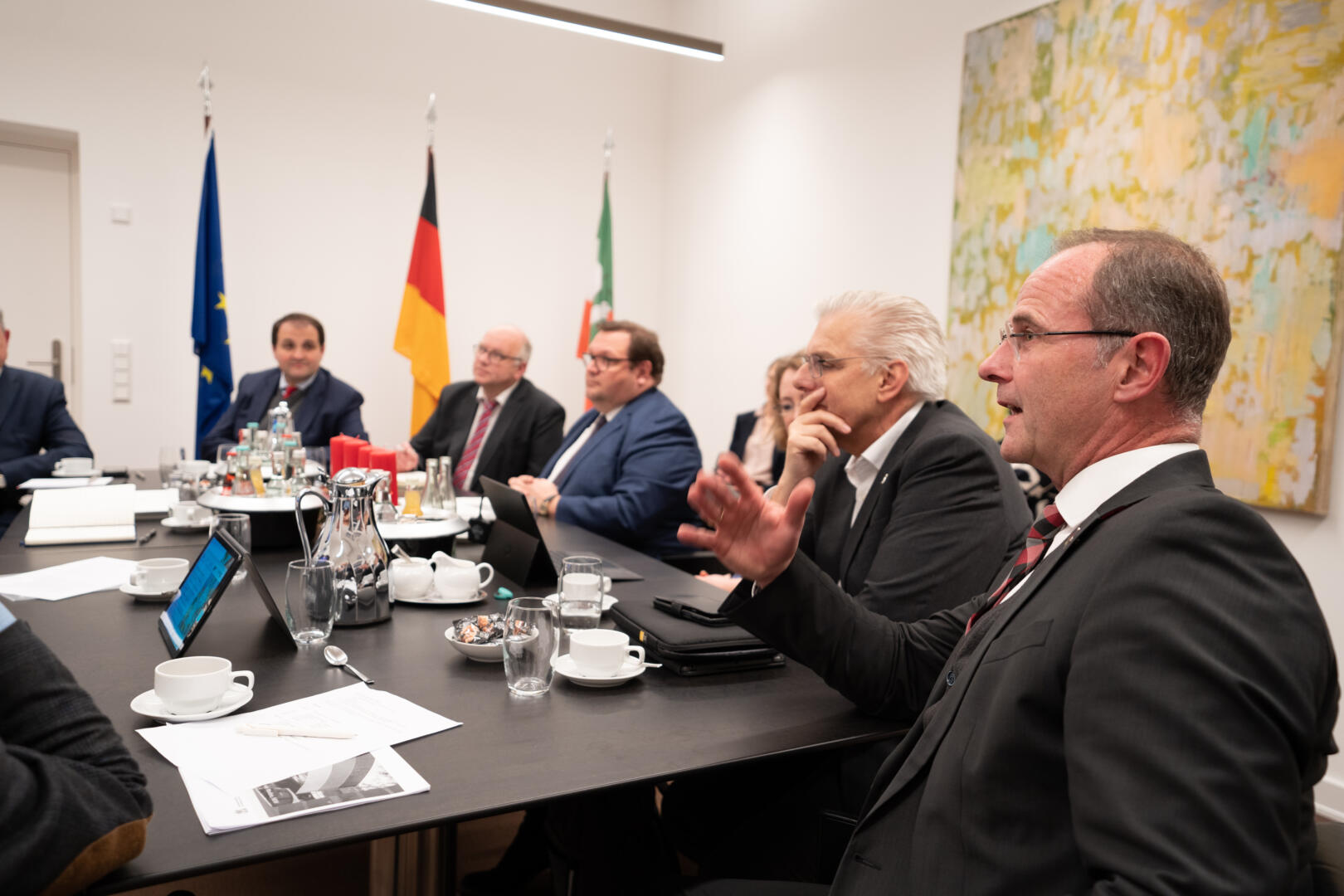 Kennenlerntermin Min Liminsky Euregios_Foto Robin Teller STK NRW Kennenlerntermin Min Liminsky Euregios_Foto Robin Teller STK NRW