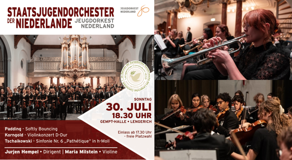 Jeugdorkest Nederland en Bürgerverein Offensive Lengerich e.V.