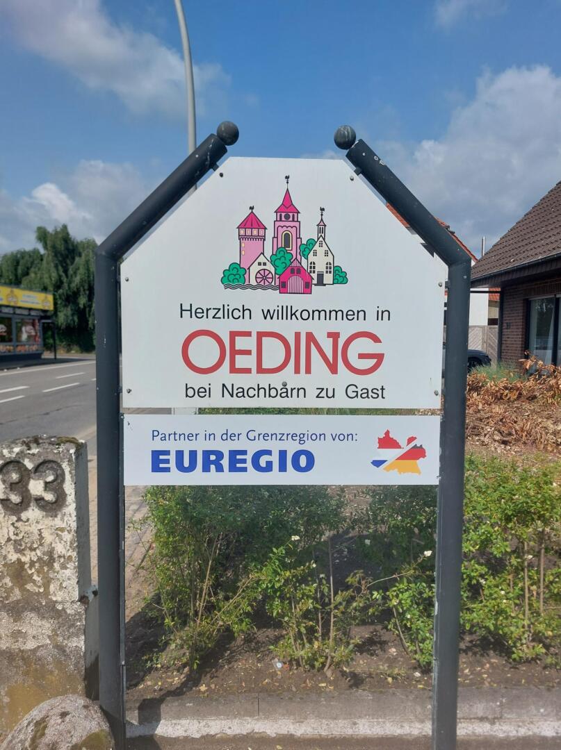Neue Ortseingangstafeln betonen die EUREGIO-Mitgliedschaft – 2