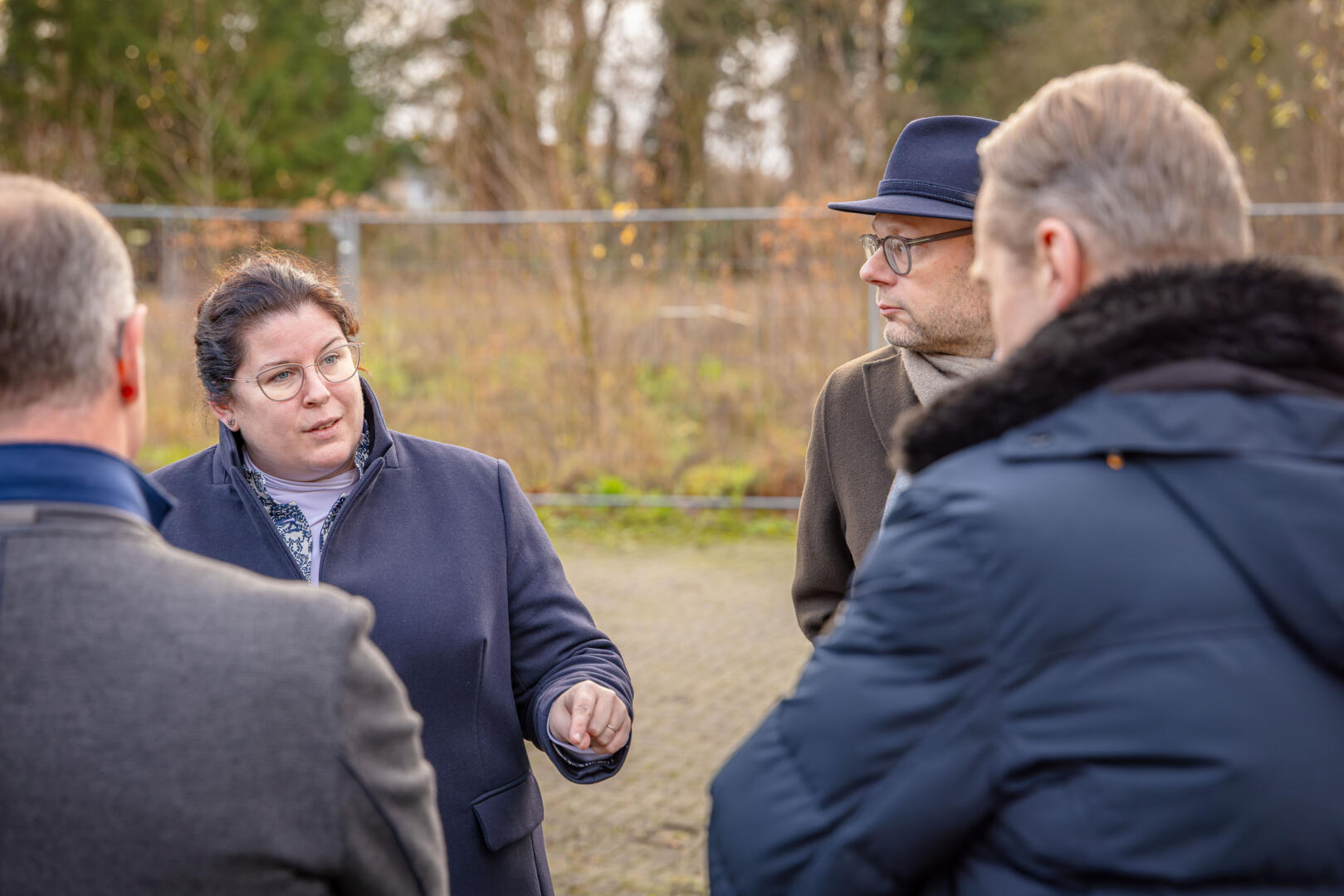 EUREGIO-burgemeesters met Lena Düpont.