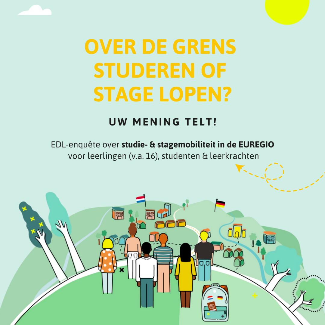 EDL enquête Grensoverstijgende Studie & Stagemobiliteit In De Euregio – Doe Mee!