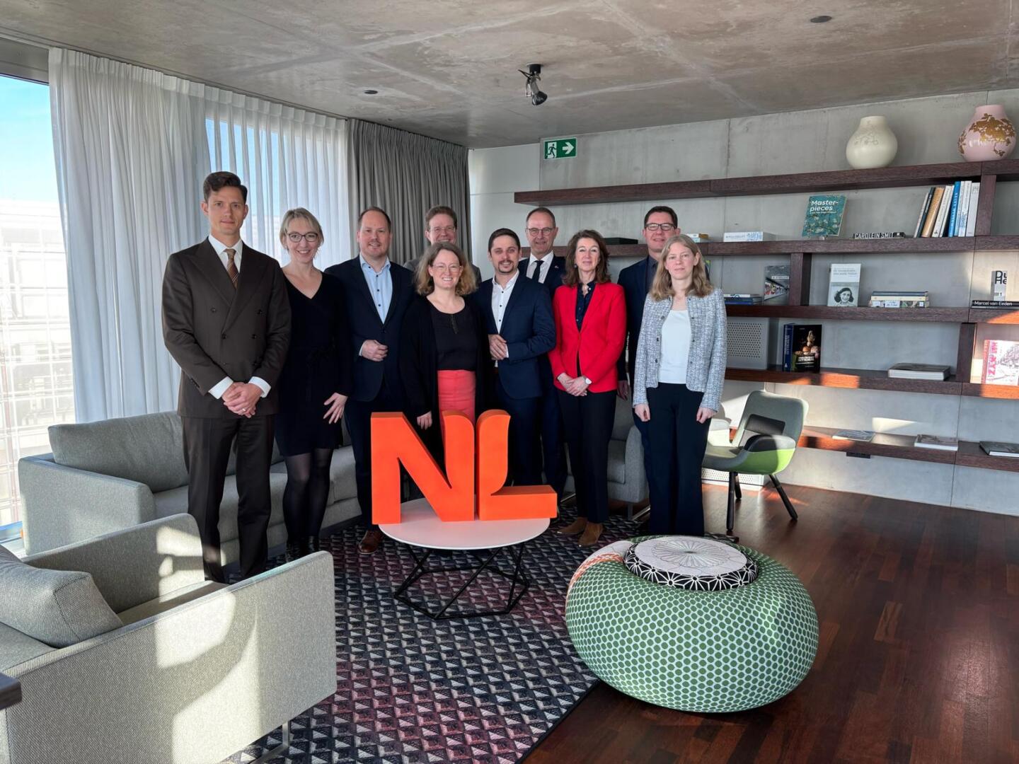 Arbeitsbesuch Euregio-Geschäftsführer in Berlin