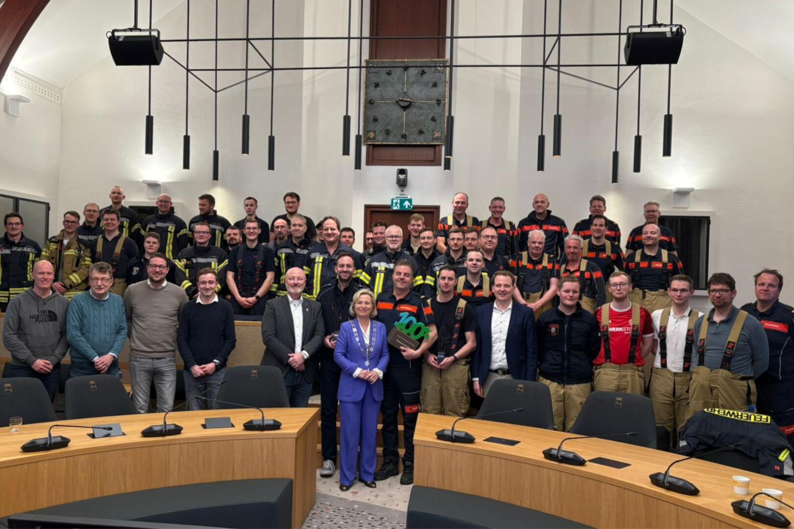 Duitse brandweerkorpsen ontvangen ‘Beste Noaberprijs’ van de gemeente Winterswijk