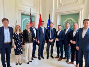 Die Euregios bei Botschafter Dr. Nikolaus Meyer-Landrut in Den Haag